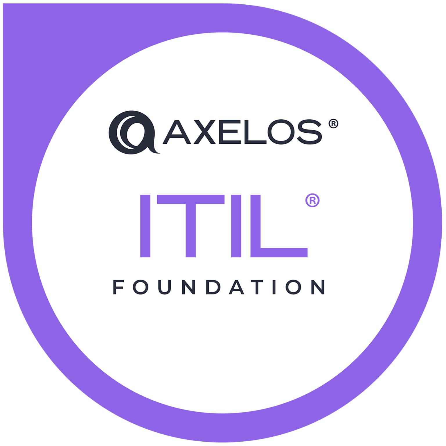 ITIL 4 Foundation certification badge